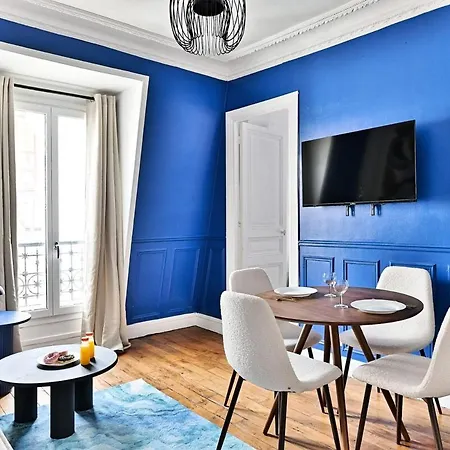 Apartamento Paisible Centre De - Bleu - Iv Paris